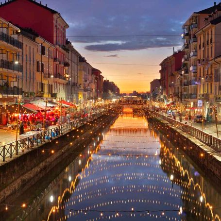 Navigli Canal Milan Lombardy